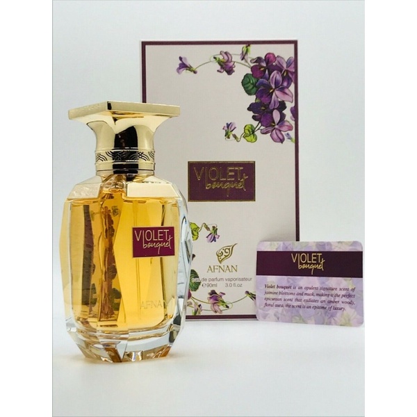 (ORIGINAL) Afnan Violet Bouquet Edp 90Ml ( DUPE MFK BACCARAT ROUGE 540 ...