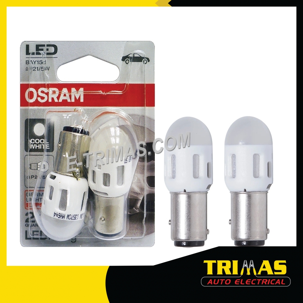 Genuine Osram ORIGINAL 1016 P21/5W LED Brake Bulb Cool White 1157 6000K
