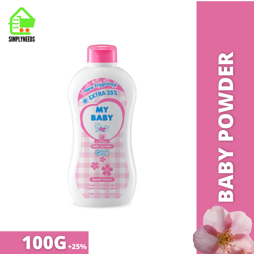 MY BABY POWDER BABY POWDER (100g+25%) | Shopee Malaysia