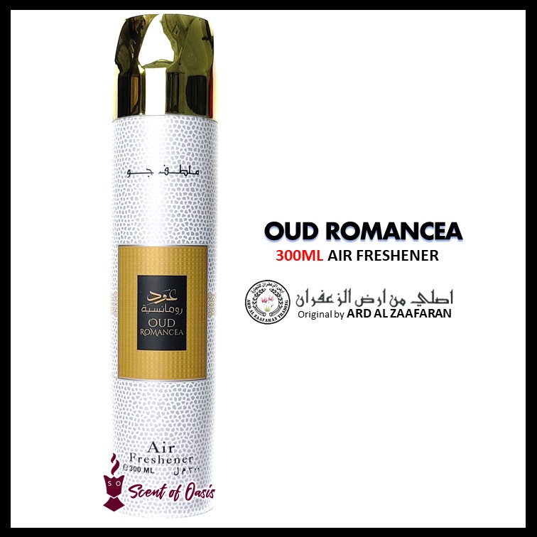 OUD ROMANCEA AIR FRESHENER 300ml 💢 by ARD AL ZAAFARAN Shopee Malaysia