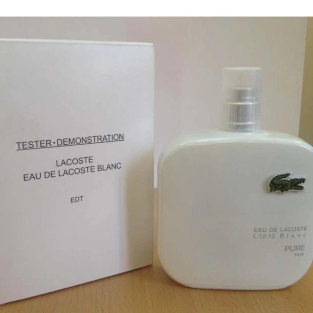 Lacoste Eau De Lacoste L.12.12 Blanc 100ml EDT ORIGINAL TESTER Shopee Malaysia