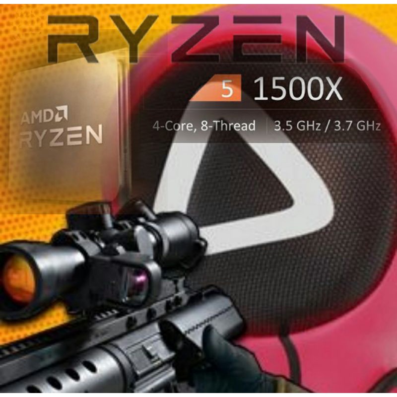 AMD Ryzen 1500 1500X 1600 3.7Ghz AM4 processor 4C 8T A320 B350 B450 ...