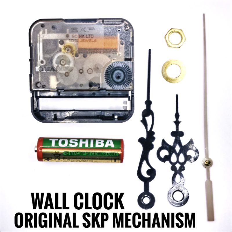 Original Skp For Seiko Orient Quartz Wall Clock Spindle Mechanism Repair Kit Shopee Malaysia