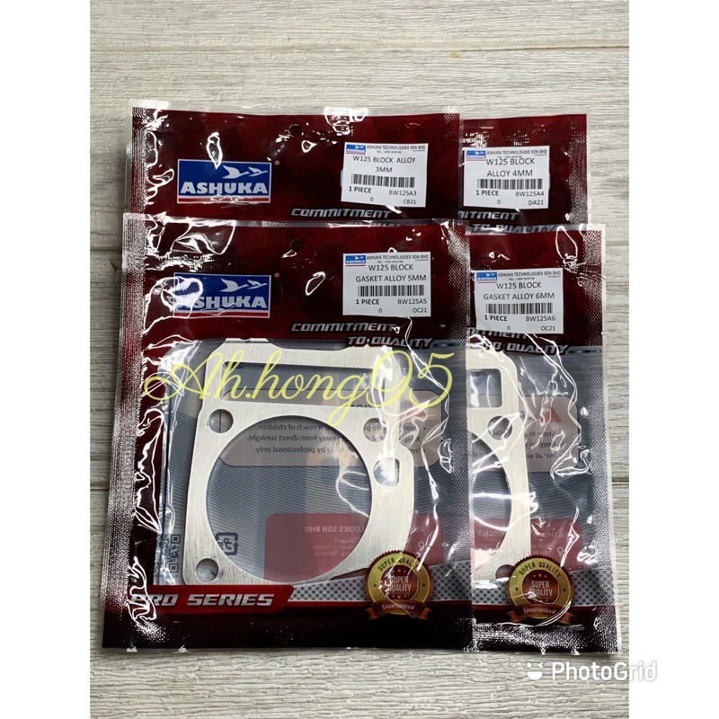 WAVE125 (S/X) ASHUKA PRO SERIES HIGH PERFORMANCE GASKET BLOCK ALLOY
