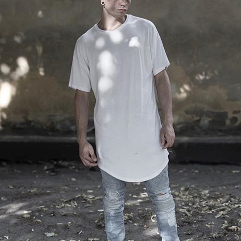 Mens elongated tee hotsell