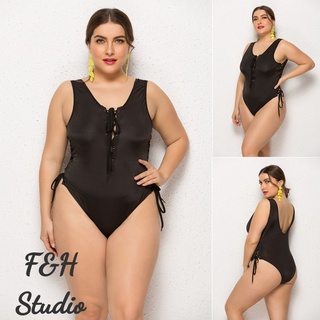 5XL Plus Size Swimwear Pleated Detail Plus Size Two Piece Swimsuit for Big  Busts - China Swim Wear and Plus Size Suits price