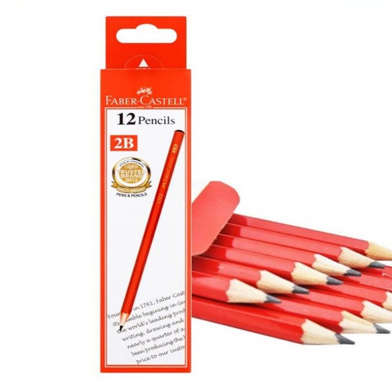 1 Box Of 12pcs 2b Pencils For Drawing