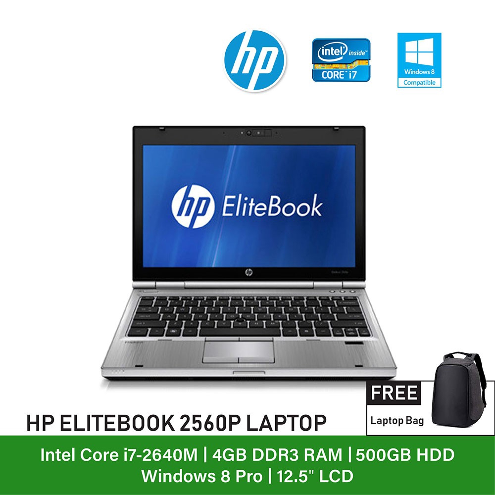 Hp elitebook 2560p core on sale i7