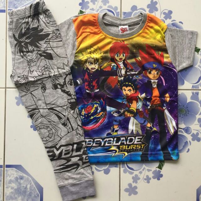 Kids Pyjamas BEYBLADE 🔥Baju Tidur Kanak2 BEYBLADE 🔥 | Shopee Malaysia
