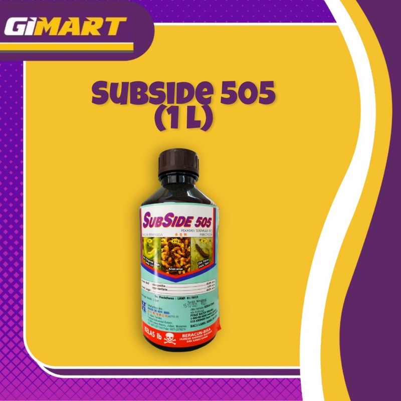 SUBSIDE 505 RACUN SERANGGA RACUN ANAI ANAI 1L | Shopee Malaysia
