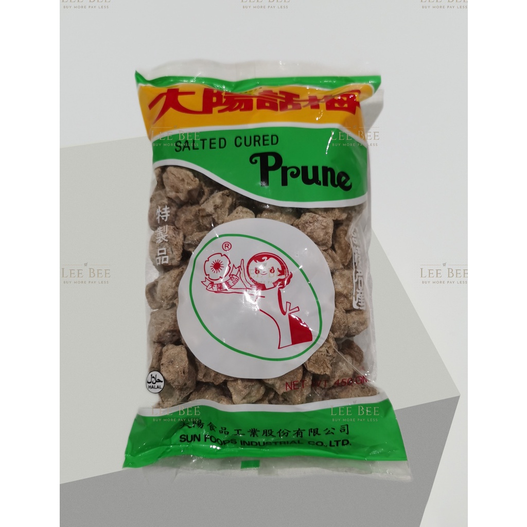 (HALAL) Sun Brand Salted Cured Prune 450g/ Biji Asamboi / 大阳话梅 | Shopee ...