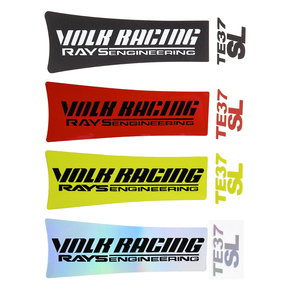 Wholesale JDM Car Wheel Sticker VOLK RACING RAYS TE37SL Fluorescent ...