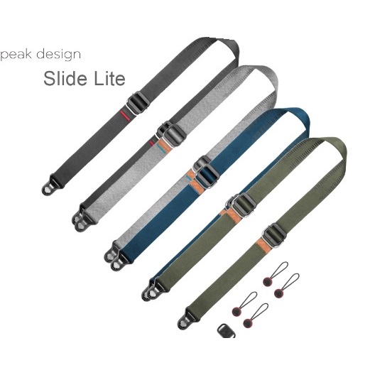 PEAK DESIGN SLIDE LITE SLLBK3 /SLLAS3 / SLLMN3 Camera Strap