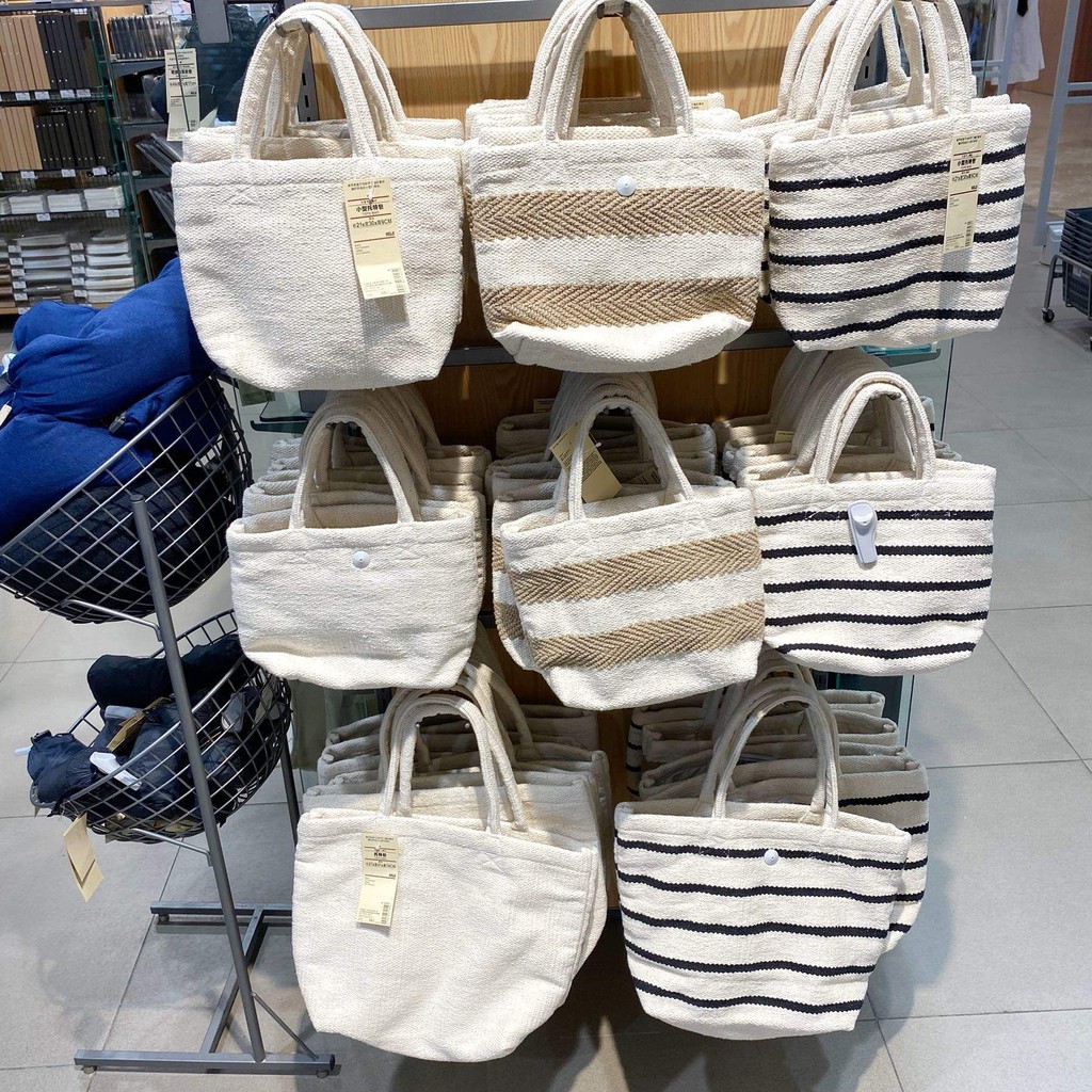 Muji shop canvas bag