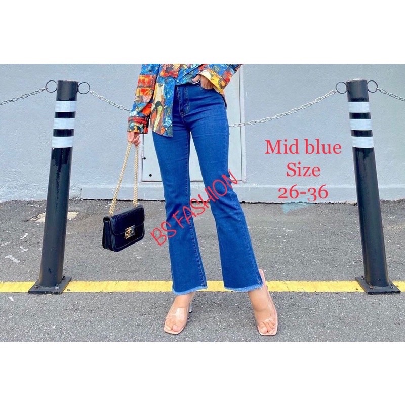 [Ready stok ]Seluar Jean's Bootcut/flare💥 Baru Sampai 🔥Good Quality ...