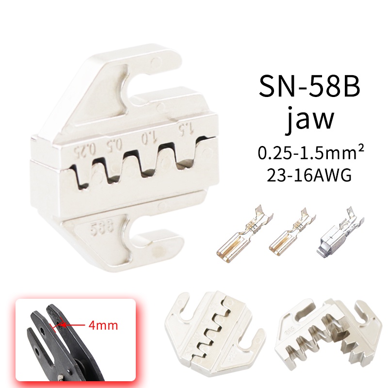 SN -58B Crimping Tools Set Interchangeable Jaw For XH2.54/DuPont2.54/2 ...