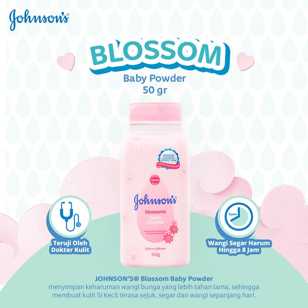 Johnson's Baby Powder Blossoms 50g | Shopee Malaysia