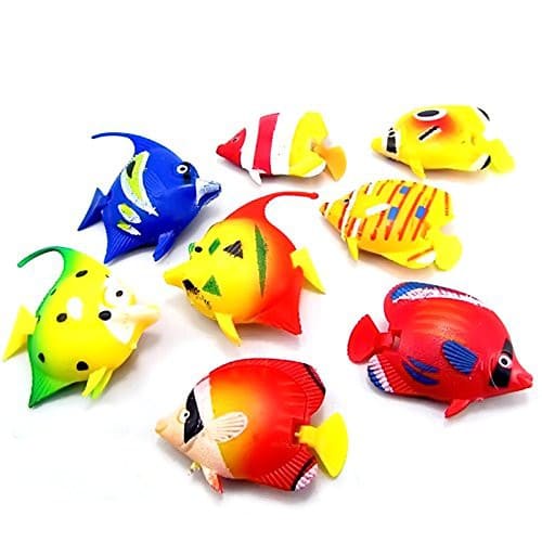 Random Choose 10 Pcs Tropical Marine Artificial Lifelike Plastic ...