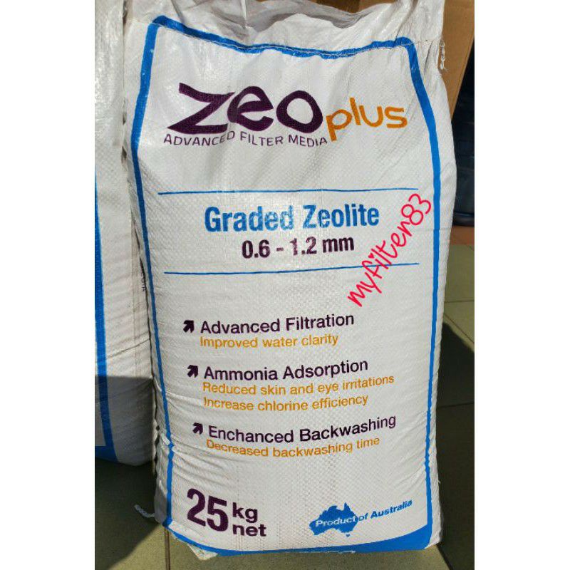 WATERCO ZEOPLUS ZEOLITE FILTER MEDIA UNTUK 25KG(1BEG) Shopee Malaysia