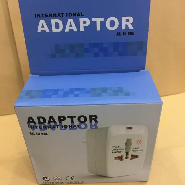 Travel Adapter International Universal Power Plug All in One | Shopee ...