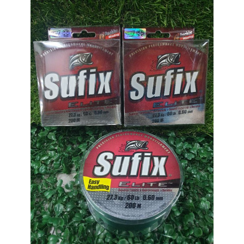 Sufix Elite Monofilament 60lb 200M Shopee Malaysia