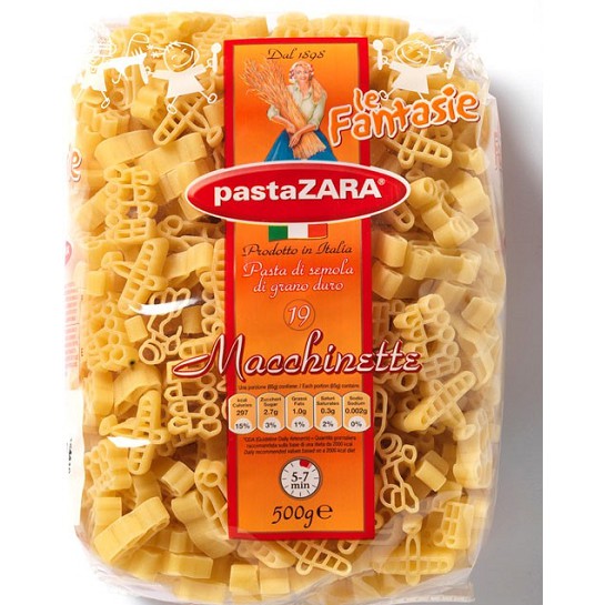 Pasta Zara Animaletti , Alfabeto, Macchinette , De Cecco , Kids Pasta ...