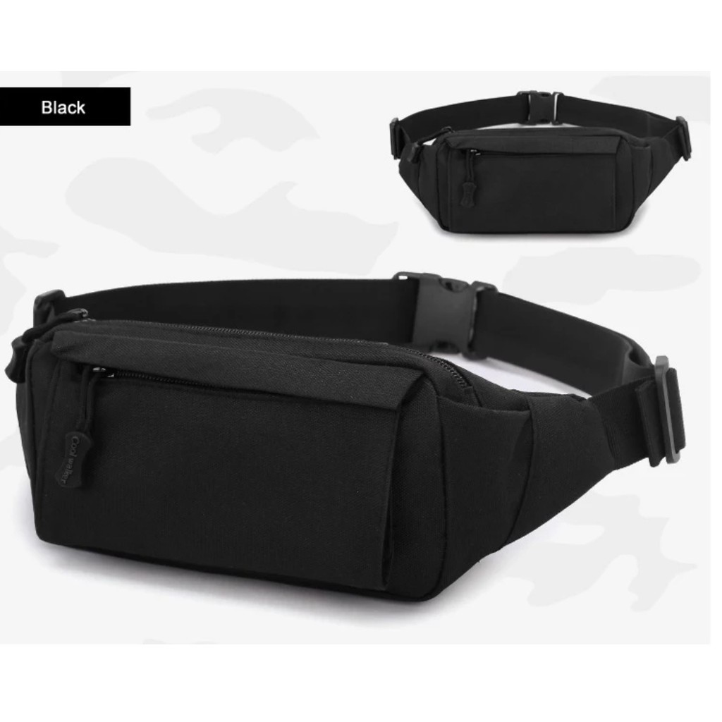 Men Tactical Waist Pack Pouch Military Camping Hiking Outdoor Bag Belt ...