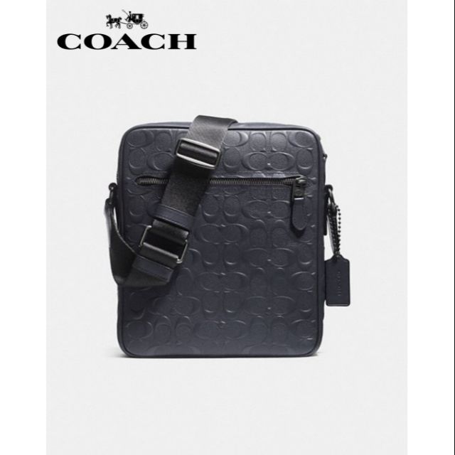 Coach F25515 Signature Leather Metropolitan Crossbody Flight Bag | Shopee  Malaysia