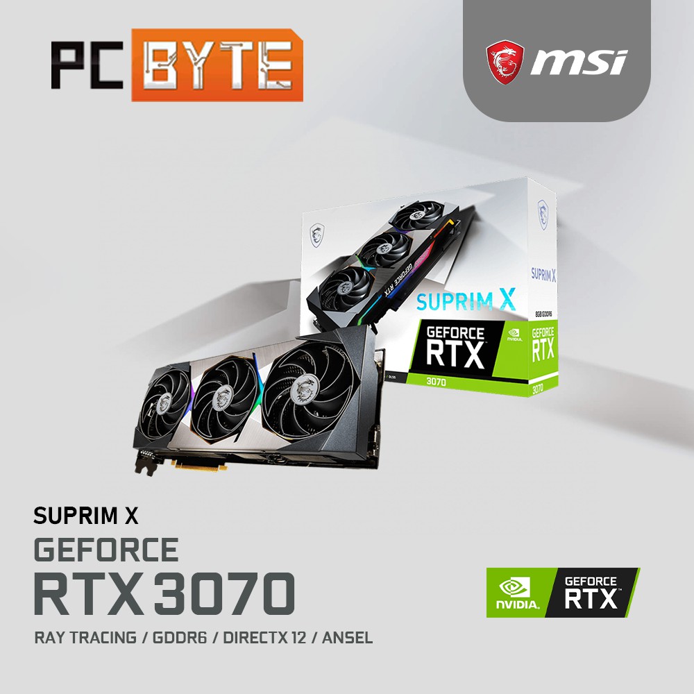 Carte Graphique MSI GeForce RTX 3070 SUPRIM X 8Go GDDR6 - Occasion état Correct