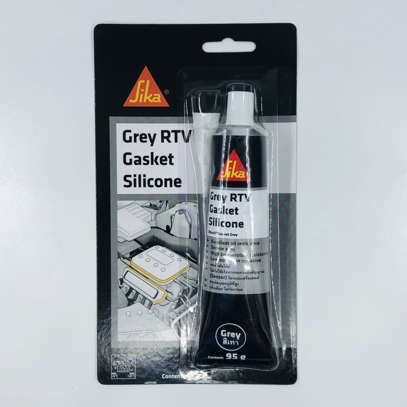 Sika Sikaflex Gum Sikasil Grey RTV Gasket Silicone 95g Shopee Malaysia