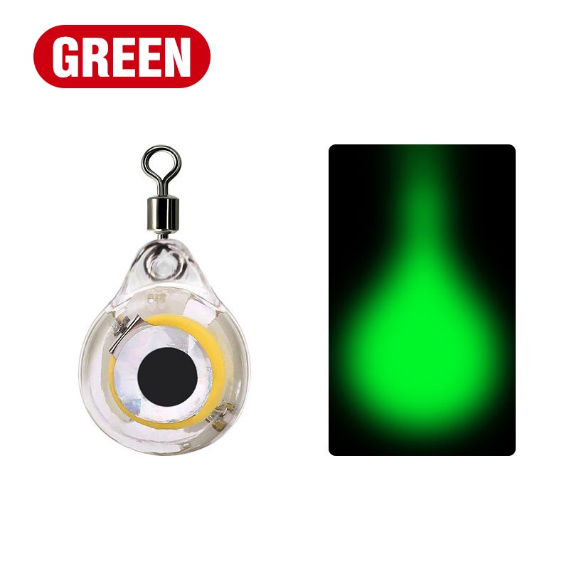 Portable LED Fishing Lure Night Light 2.3g Battery Powered Glow Super ...