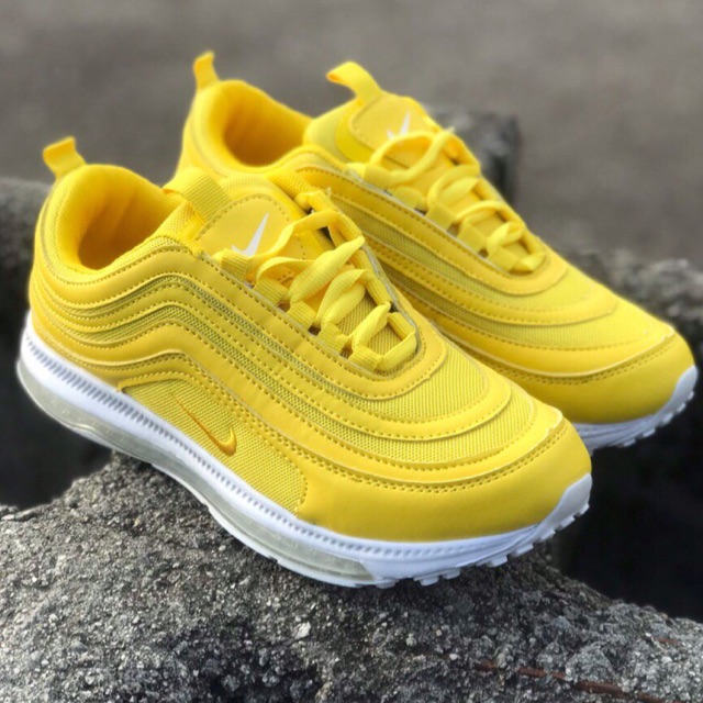 Nike air max 97 womens lemon yellow on sale white