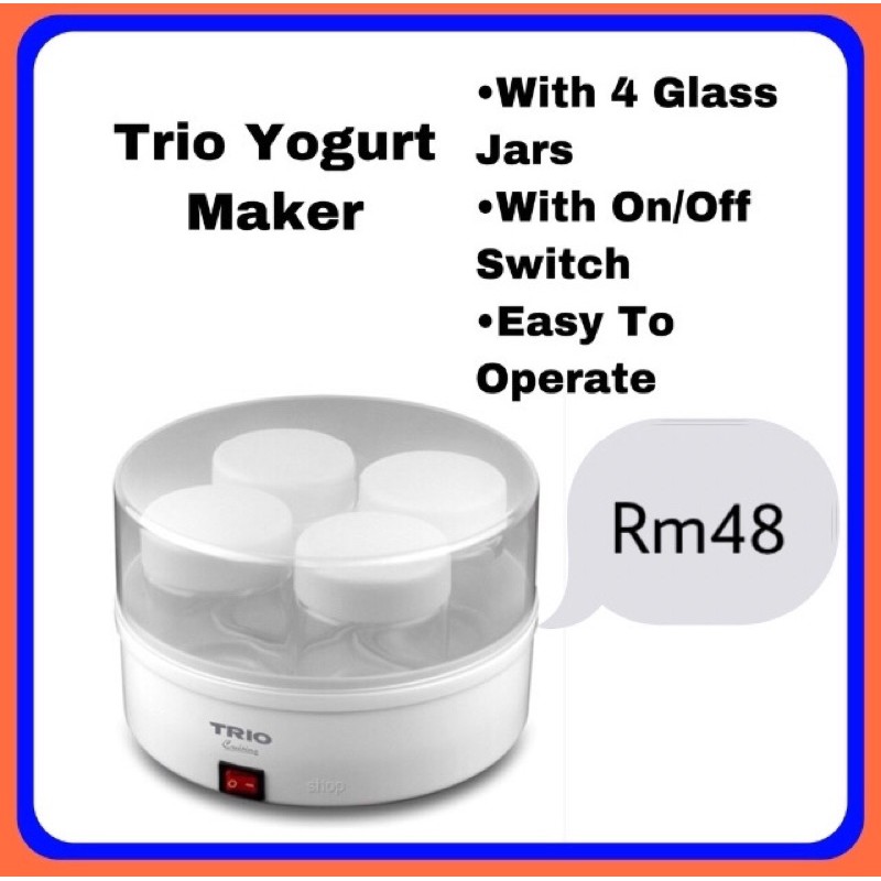 Trio yogurt shop maker