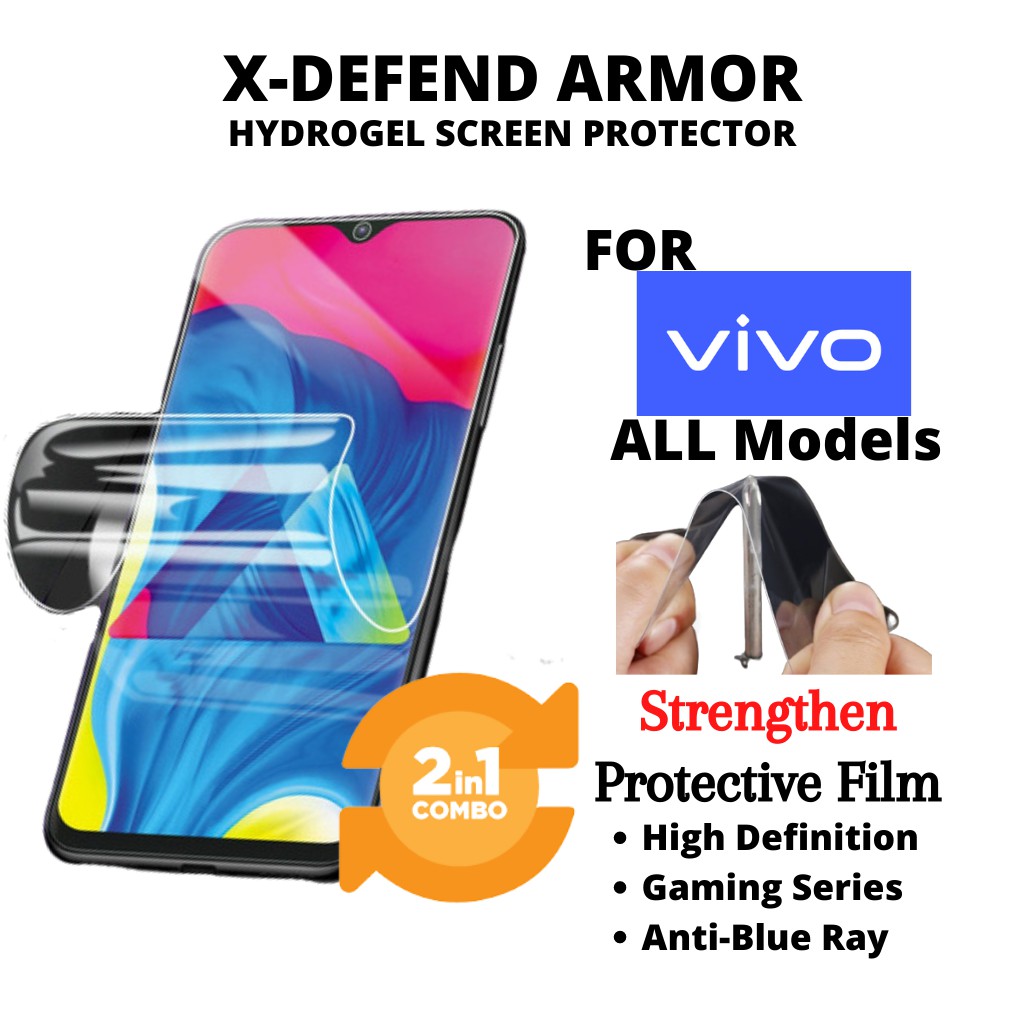 Vivo V20 Pro / V20 / V20se / S1 Pro All Models X-DEFEND ARMOR Hydrogel ...