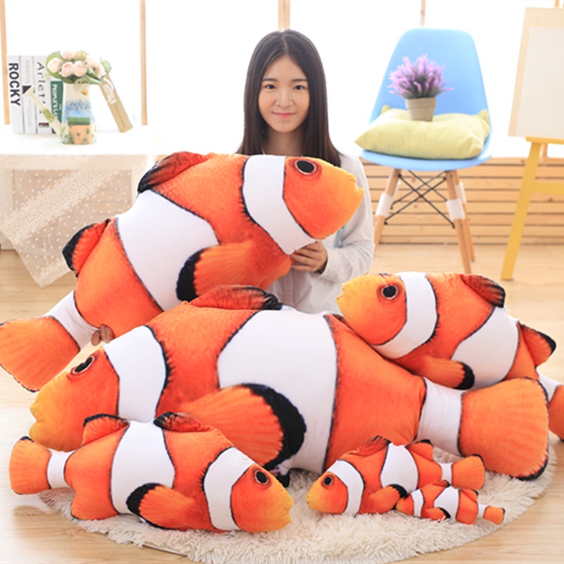 Clownfish Doll Nemo Big Pillow Plush Toy Finding Story Pattern Fish ...