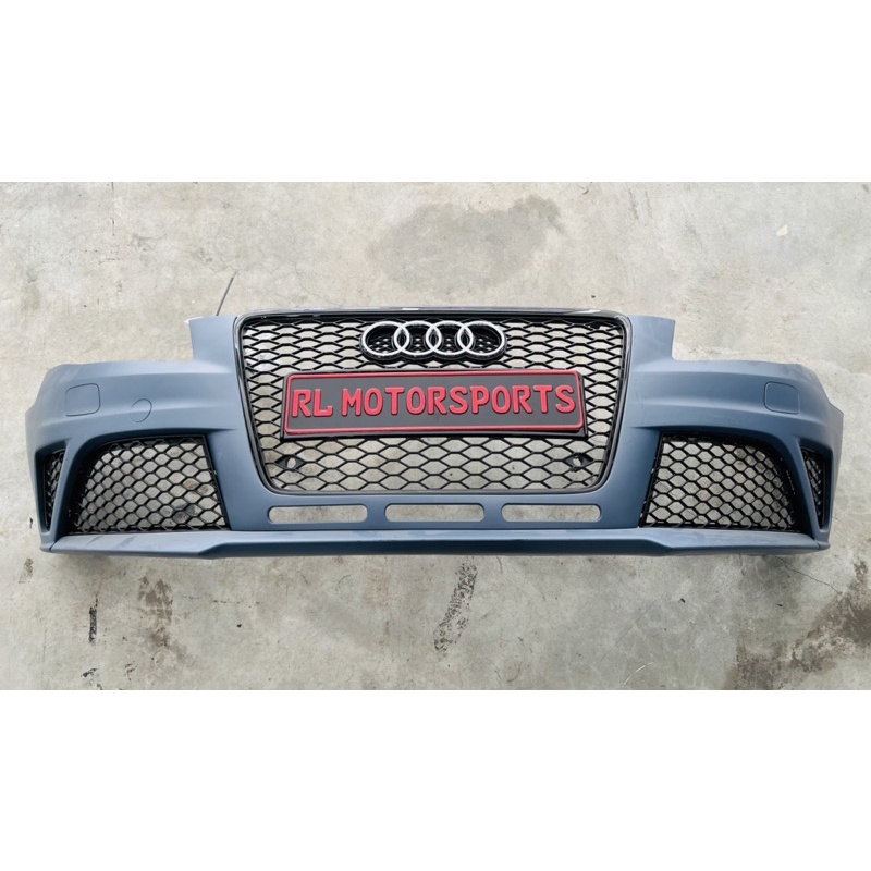 Audi A4 B8 B8.5 RS Front Bumper Grill Grille A4RS Bodykit Body Kit Logo ...