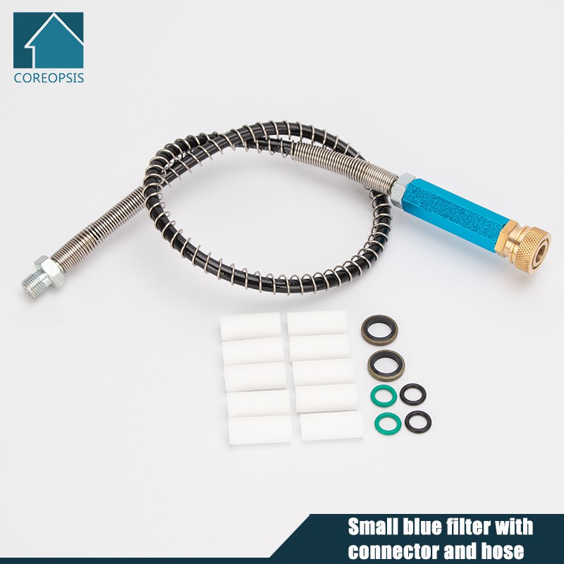 Small Tube Blue Air Filter for High Pressure Pump with 50cm Hose M10x1 ...