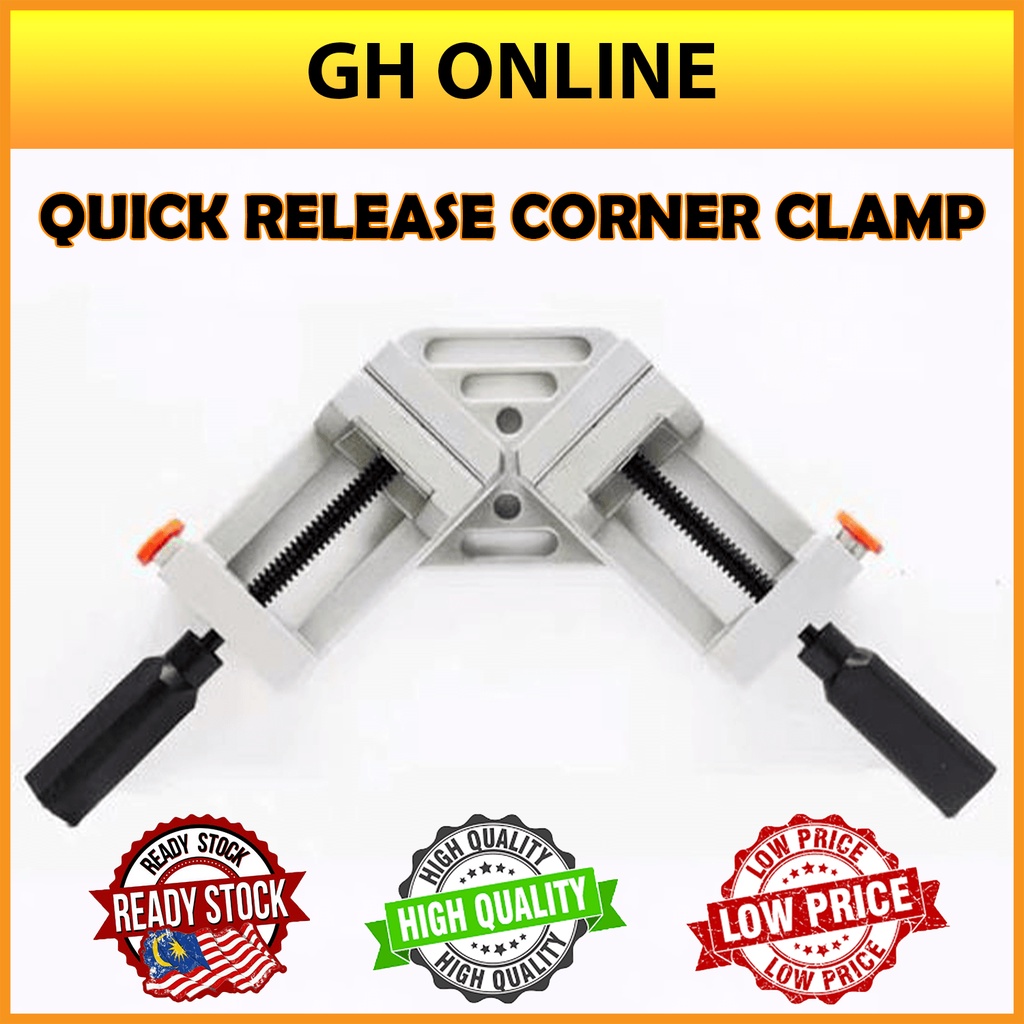 QUICK RELEASE CORNER CLAMP 65mm / CORNER CLAMP 90 DEGREE/DIY CLAMP KAYU
