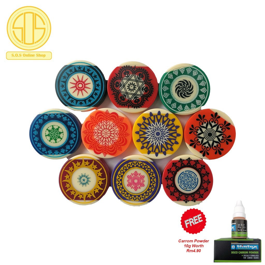 Carrom Striker Pool Ball / Billiard With Plastic Case(FOC Powder ...