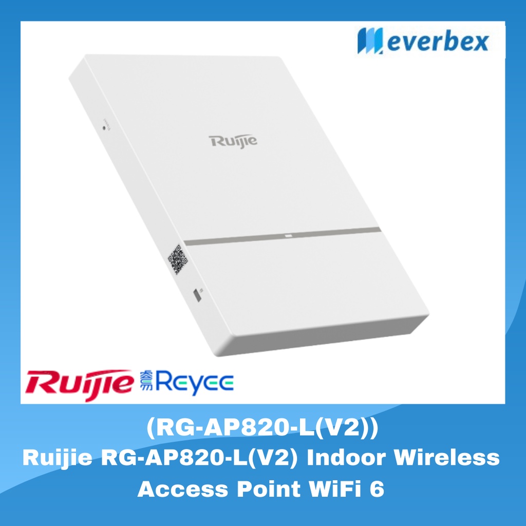 Ruijie RGAP820L(V2) Indoor Wireless Access Point WiFi 6 Shopee Malaysia