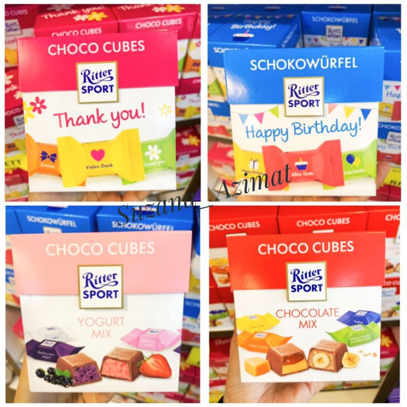 CHOCO CUBES RITTER SPORT 💯ORI LANGKAWI | Shopee Malaysia