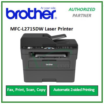 Brother MFC-L2715DW Laser Printer (4-in-1 Mono Laser Multi-Function ...