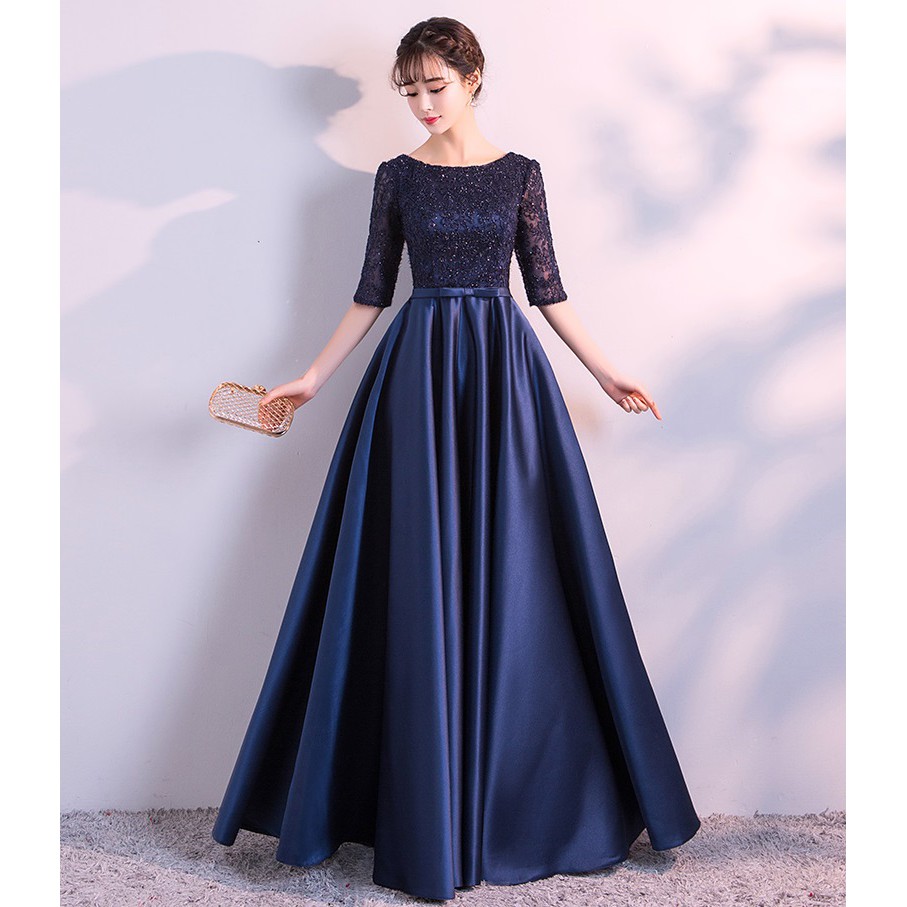 Blue dinner dresses for hot sale ladies