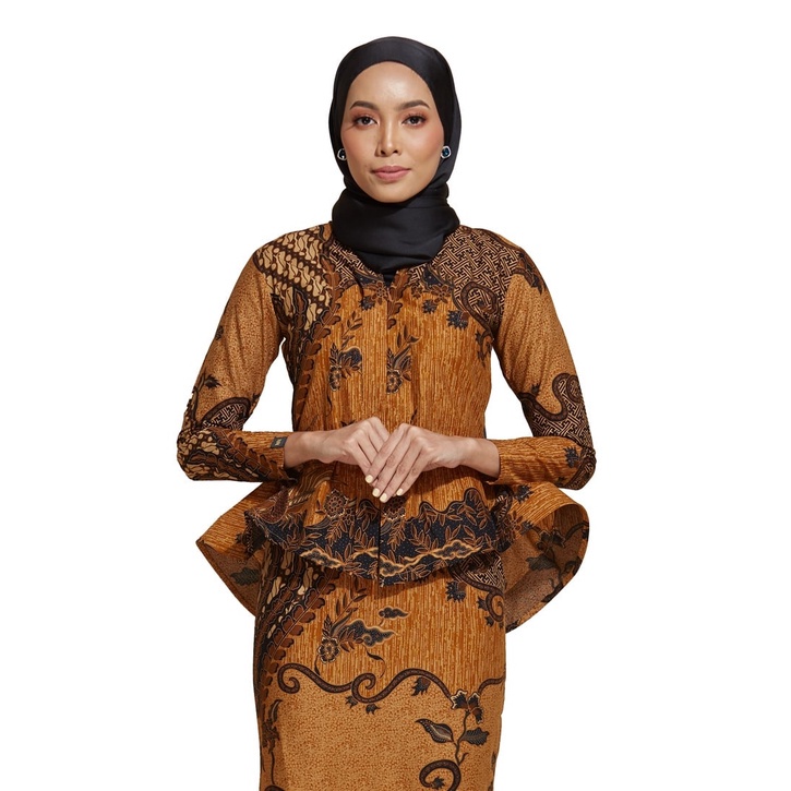 Kebaya Peplum Batik Kaisara Code KS88 Shopee Malaysia