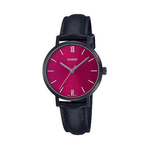 Casio General LTP-VT02BL Leather Band Women Watch | Shopee Malaysia