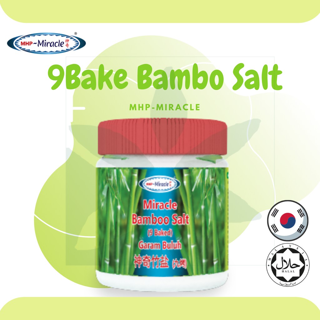 MHP MIRACLE- Korea Bamboo Salt 9 Baked 神奇竹盐九烤 (150g) Halal | Shopee ...