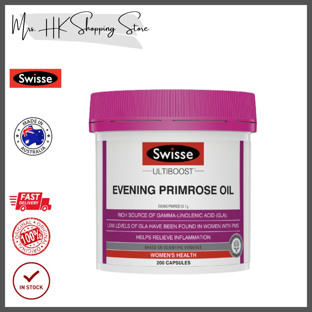Swisse Evening Primrose Oil (200 capsules) Shopee Malaysia