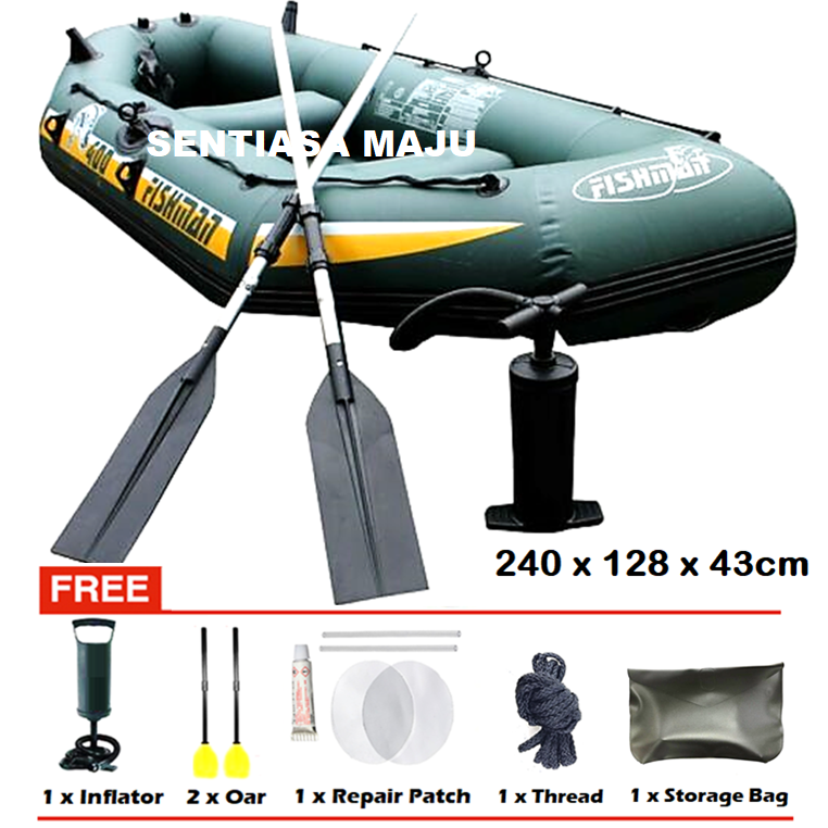 PROMOTION JL007238N JILONG FISHMAN 200 Inflatable 2 - 3 Person Swimming ...