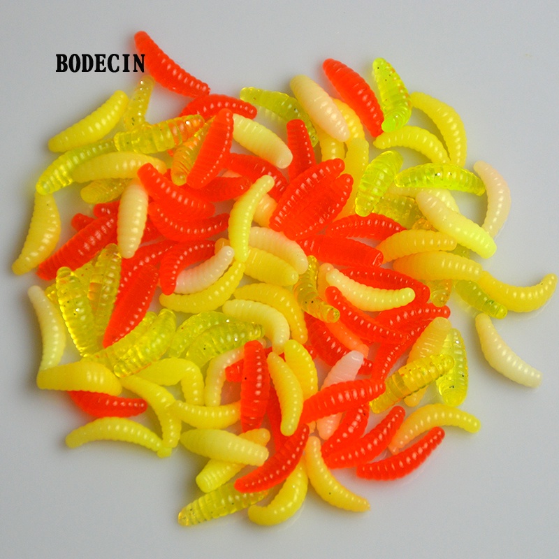 Mealworm Fake Bait Fishing Tackle Gear Bionic Maggot Worm Red Low Price