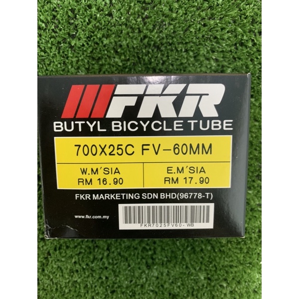 TUBE FKR 700x25c / 700x28c 60mm long valve - Fixie Road Bike Bicycle ...